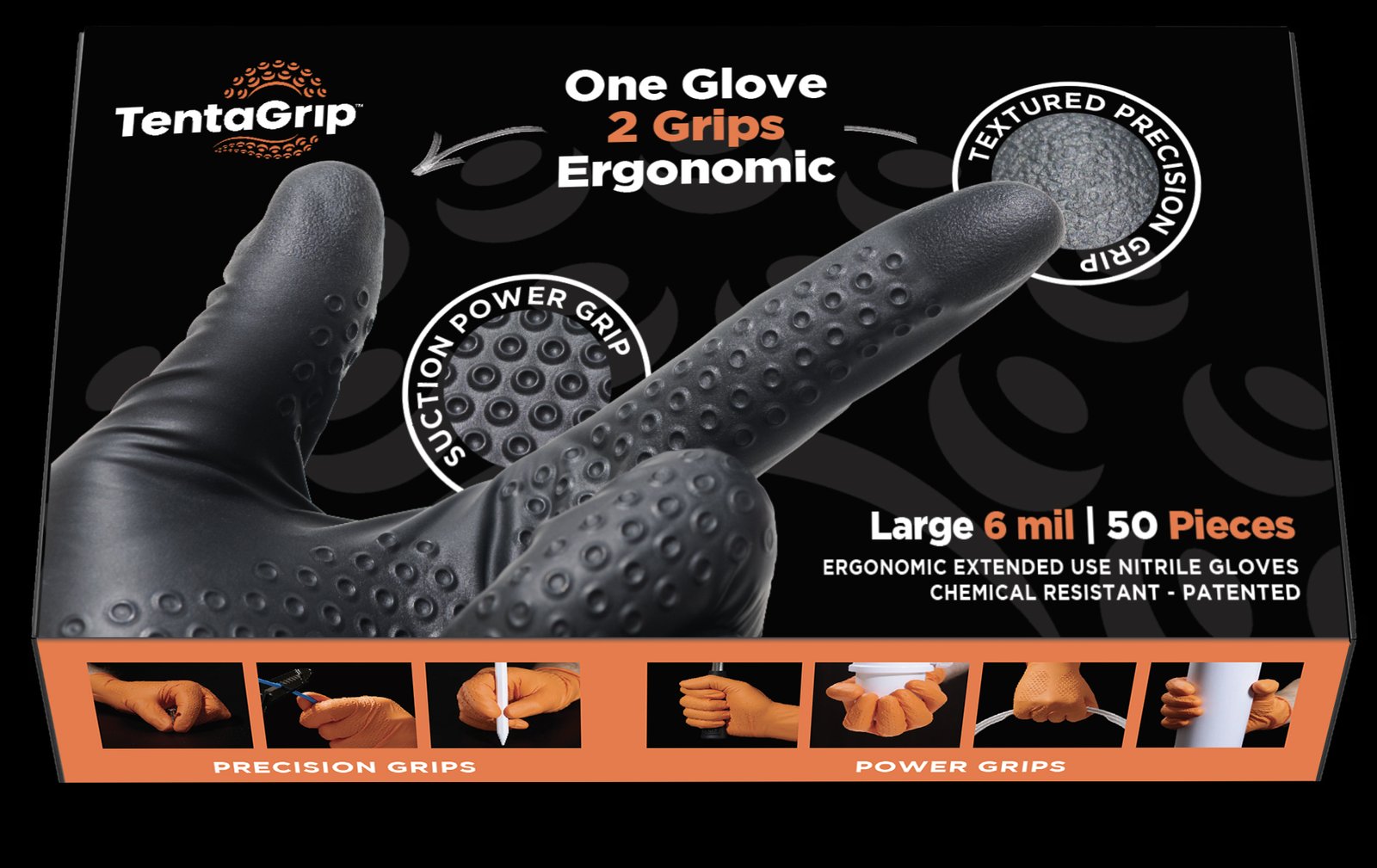 TentaGrip Dual-Grip Nitrile Glove